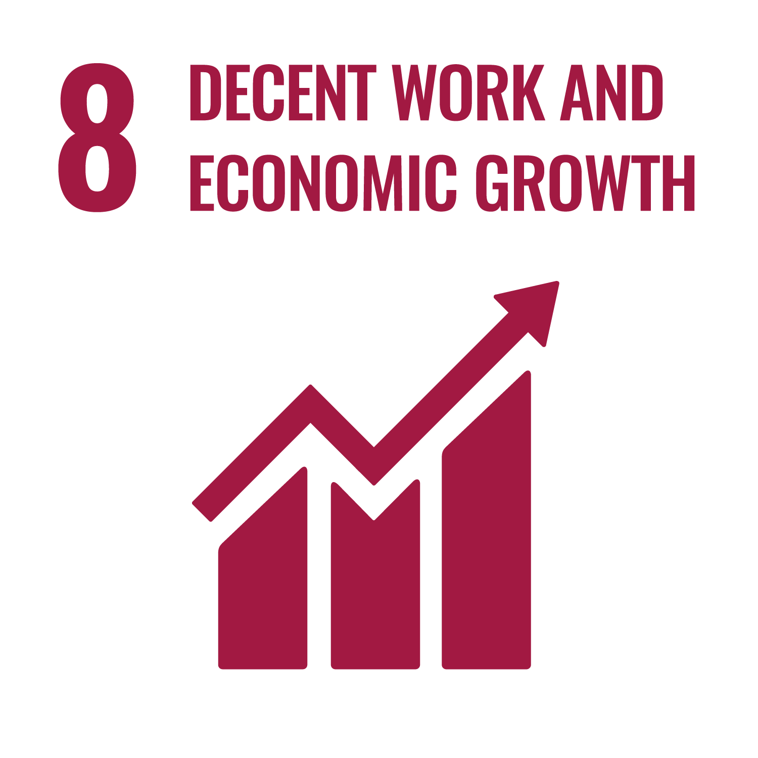 UN Sustainability Goals 8 decent work and economic growth